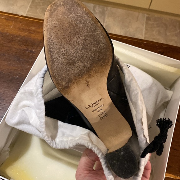 LK Bennett Maxine Heeled Boots with Velvet Tie Ups - Picture 13 of 14